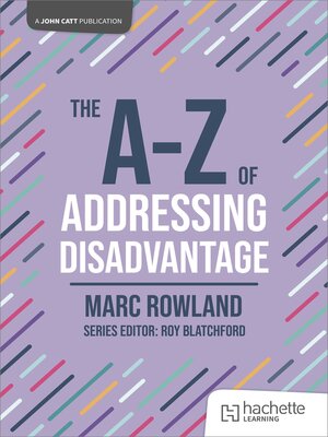 cover image of The A-Z of Addressing Disadvantage